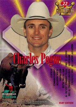 1996 High Gear Rodeo Crown Jewels #22 Charles Pogue Back